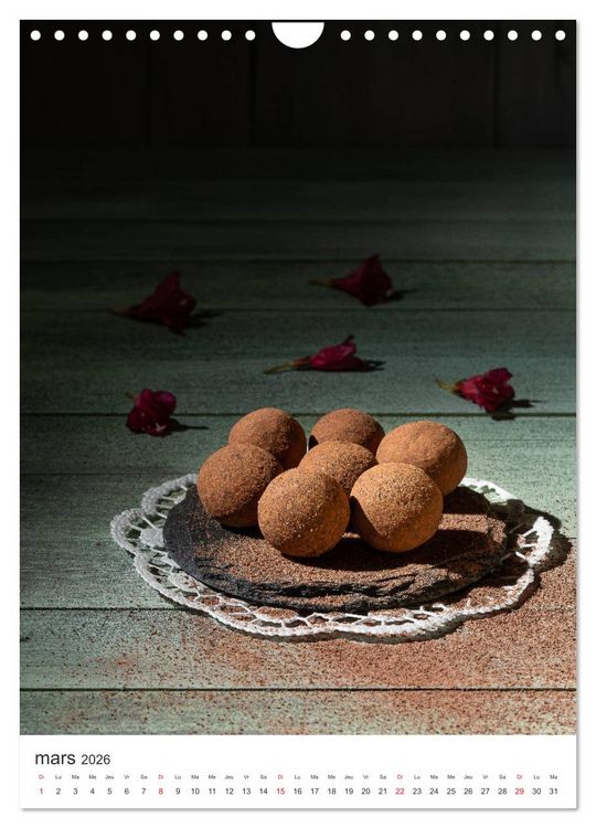 Produktbild: Gourmandises - Art culinaire (Calendrier mural 2026 DIN A4 horizontal), CALVENDO calendrier mensuel