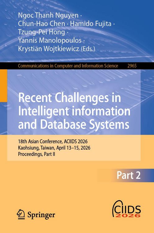 Produktbild: Recent Challenges in Intelligent Information and Database Systems