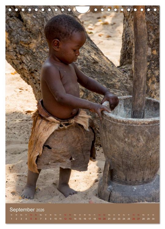 Produktbild: Beim Mbunza Volk - Namibia (Wandkalender 2026 DIN A4 hoch), CALVENDO Monatskalender