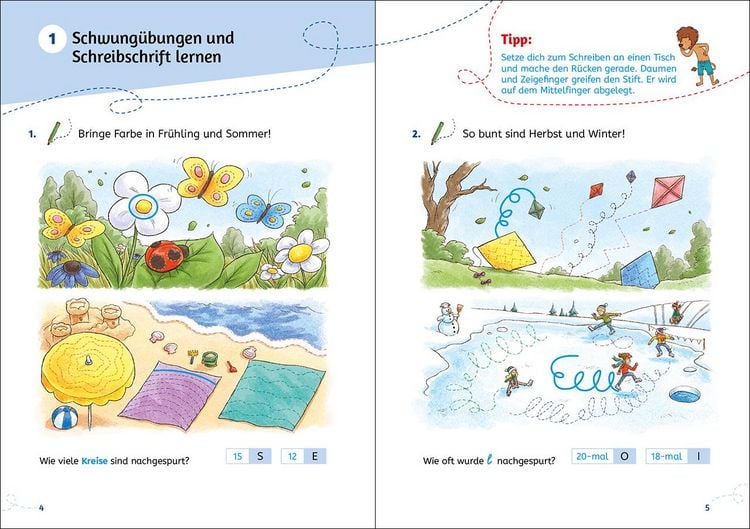 Produktbild: Lesel&ouml;wen Lernhilfen - Schreibschrift lernen - 2. Klasse