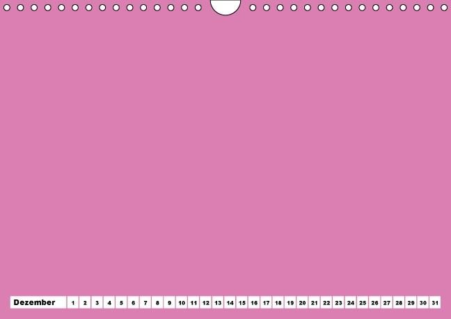Produktbild: Bunter Bastelkalender f&uuml;r M&auml;dchen (Wandkalender immerw&auml;hrend DIN A4 quer)