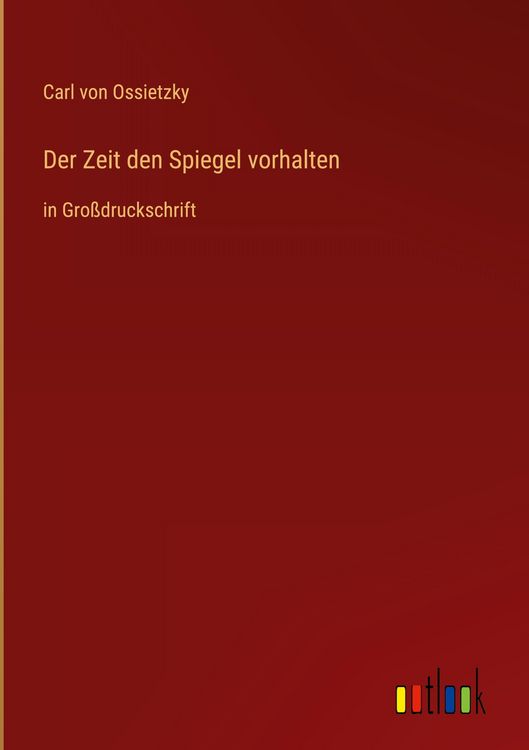 Produktbild: Der Zeit den Spiegel vorhalten