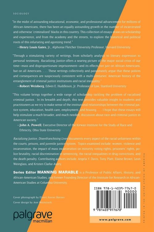 Produktbild: Racializing Justice, Disenfranchising Lives