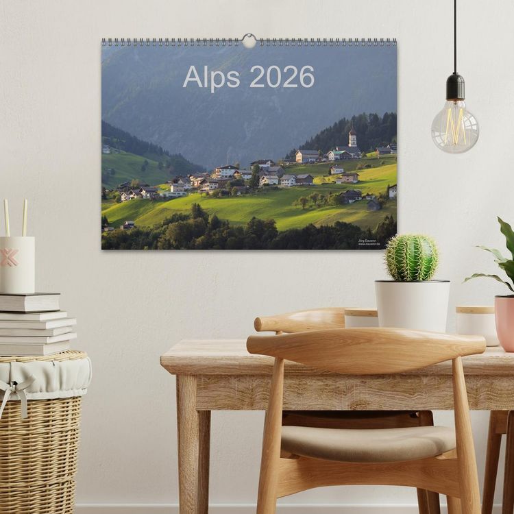 Produktbild: Alps 2026 (Wall Calendar 2026 DIN A3 landscape), CALVENDO 12 Month Wall Calendar