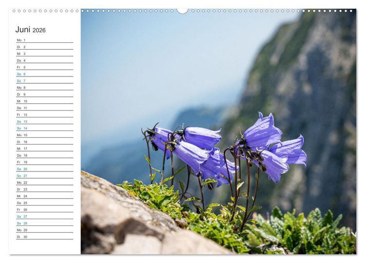 Produktbild: Faszination Alpen (hochwertiger Premium Wandkalender 2026 DIN A2 quer), Kunstdruck in Hochglanz
