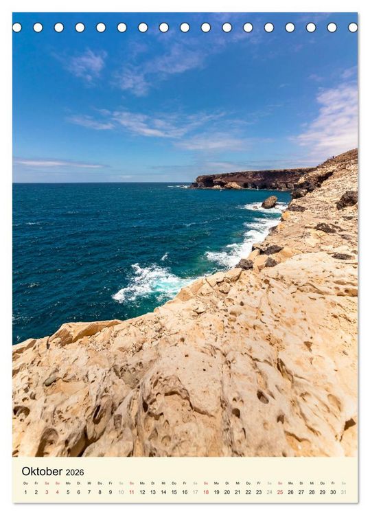 Produktbild: FUERTEVENTURA Bezaubernde Kanareninsel (Tischkalender 2026 DIN A5 hoch), CALVENDO Monatskalender