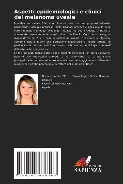 Produktbild: Aspetti epidemiologici e clinici del melanoma uveale