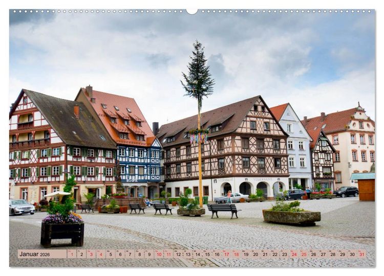 Produktbild: Historisches Gengenbach (hochwertiger Premium Wandkalender 2026 DIN A2 quer), Kunstdruck in Hochglanz
