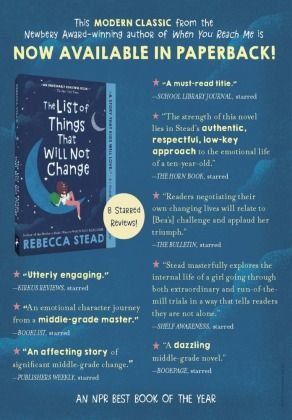 Produktbild: The List of Things That Will Not Change