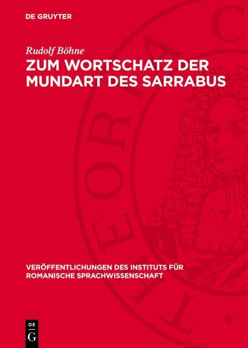 Produktbild: Zum Wortschatz der Mundart des Sarrabus