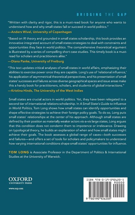 Produktbild: A Small State's Guide to Influence in World Politics