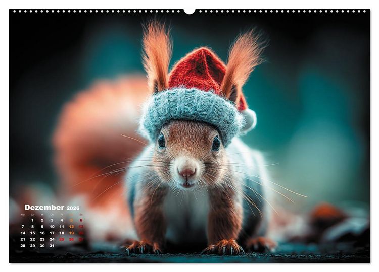 Produktbild: N&uuml;sse waren gestern &ndash; jetzt wird&rsquo;s verr&uuml;ckt! (Wandkalender 2026 DIN A2 quer), CALVENDO Monatskalender