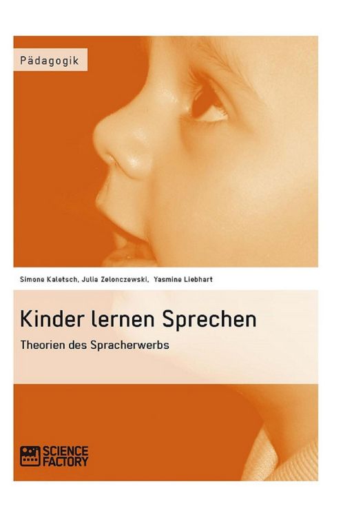 Produktbild: Kinder lernen Sprechen. Theorien des Spracherwerbs