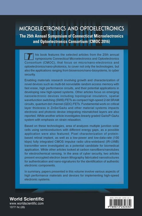 Produktbild: Microelectronics and Optoelectronics (cmoc 2016)