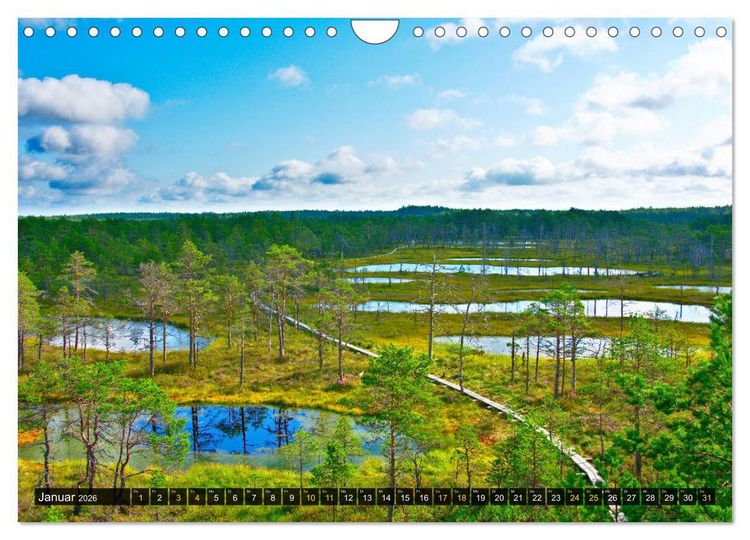 Produktbild: Bezauberndes Estland (Wandkalender 2026 DIN A4 quer), CALVENDO Monatskalender