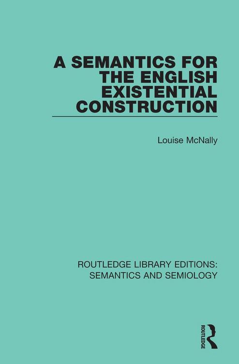 Produktbild: A Semantics for the English Existential Construction