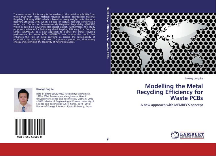 Produktbild: Modelling the Metal Recycling Efficiency for Waste PCBs