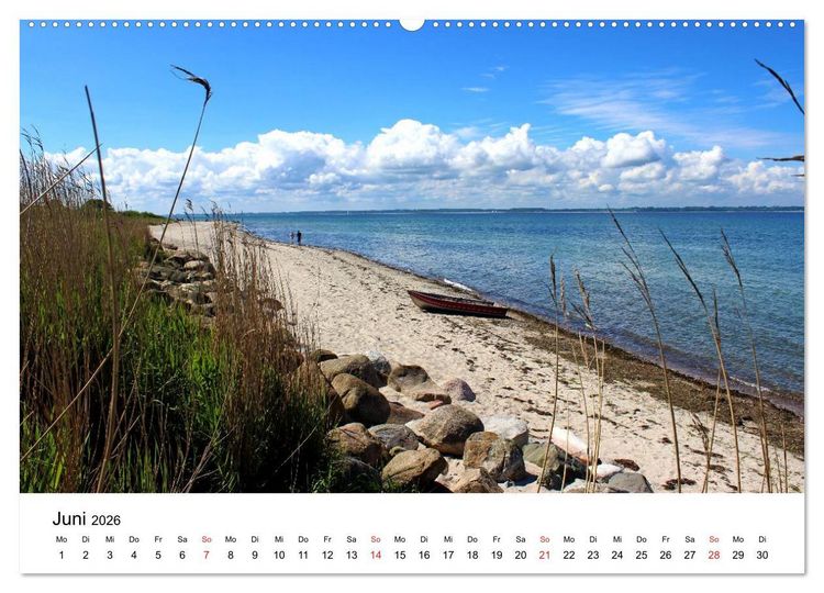 Produktbild: Ostseek&uuml;ste 2026 (Wandkalender 2026 DIN A2 quer), CALVENDO Monatskalender