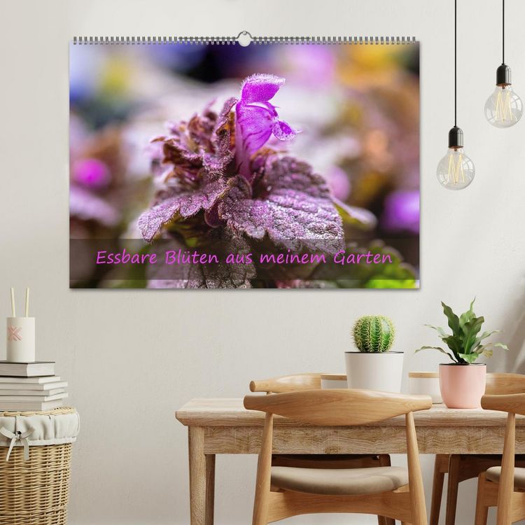 Produktbild: Essbare Bl&uuml;ten aus meinem Garten (Wandkalender 2026 DIN A2 quer), CALVENDO Monatskalender