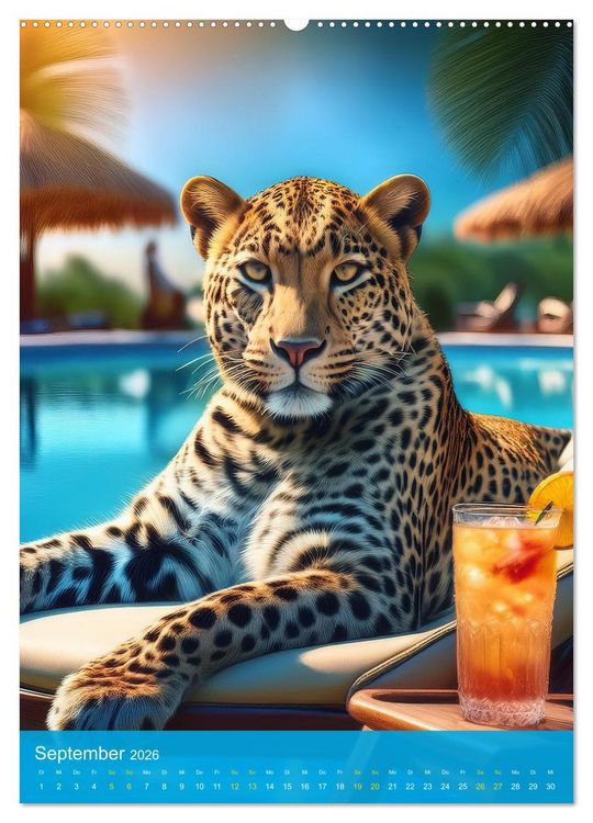 Produktbild: Crazy Safari (hochwertiger Premium Wandkalender 2026 DIN A2 hoch), Kunstdruck in Hochglanz