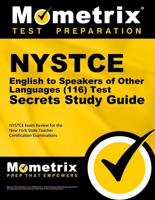 Produktbild: NYSTCE English to Speakers of Other Languages (116) Secrets Study Guide