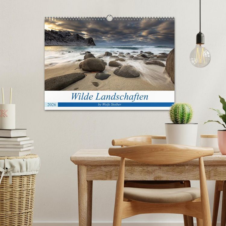 Produktbild: Wilde Landschaften (Wandkalender 2026 DIN A3 quer), CALVENDO Monatskalender