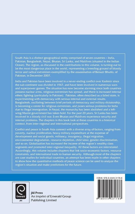 Produktbild: Conflict and Peace in South Asia