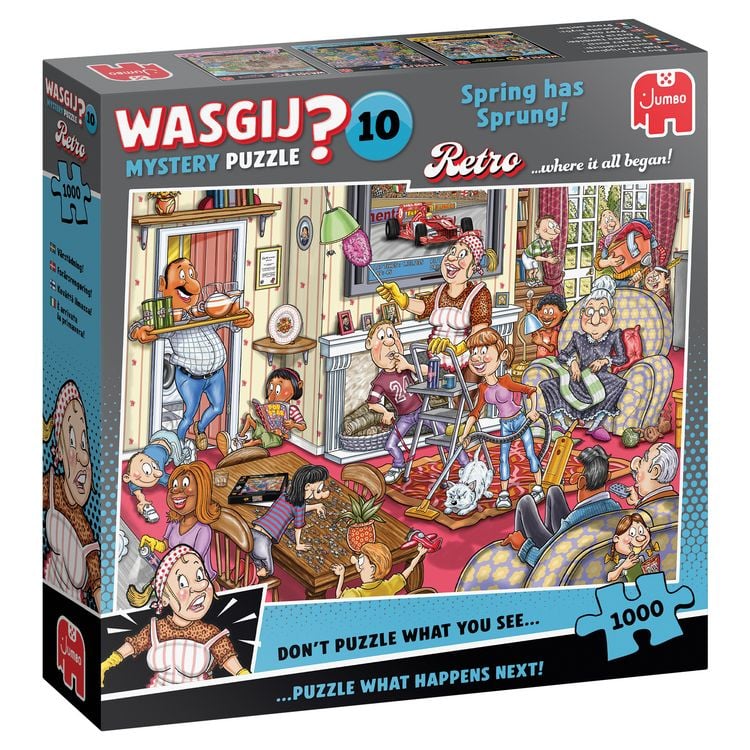 Produktbild: Wasgij Retro Mystery 10 - Endlich Fr&uuml;hling - Puzzle 1000 Teile