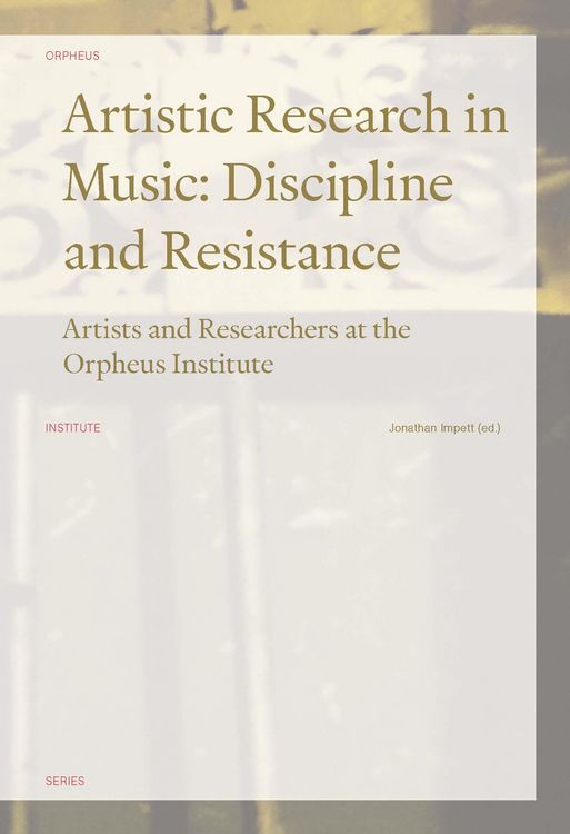Produktbild: Artistic Research in Music: Discipline and Resistance