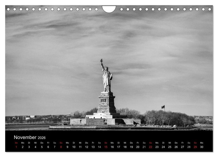 Produktbild: New York 2026 (Wandkalender 2026 DIN A4 quer), CALVENDO Monatskalender