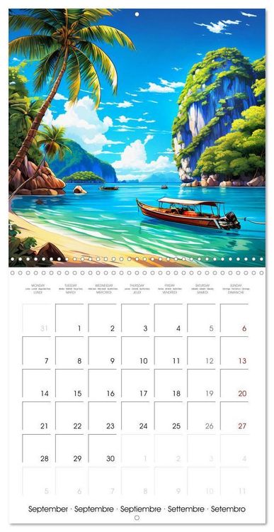 Produktbild: WORLD TRAVEL SCENIC DESTINATIONS (Wall Calendar 2026 12 &times; 12 Inch) CALVENDO 12 Month Wall Calendar