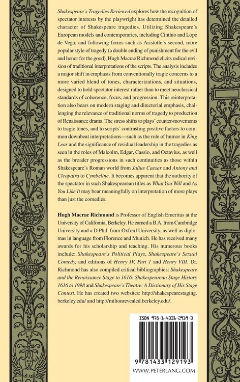 Produktbild: Shakespeare&rsquo;s Tragedies Reviewed