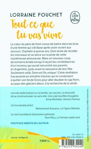 Produktbild: Tout ce que tu vas vivre