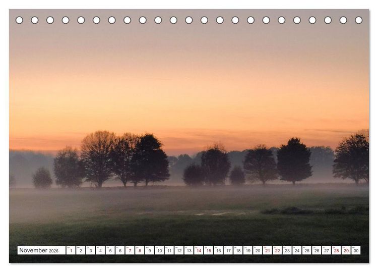 Produktbild: Die Niers im Jahreslauf (Tischkalender 2026 DIN A5 quer), CALVENDO Monatskalender