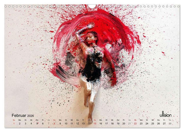 Produktbild: FARBSPIELE - Akt im Feuerwerk der Farben (Wandkalender 2026 DIN A3 quer), CALVENDO Monatskalender
