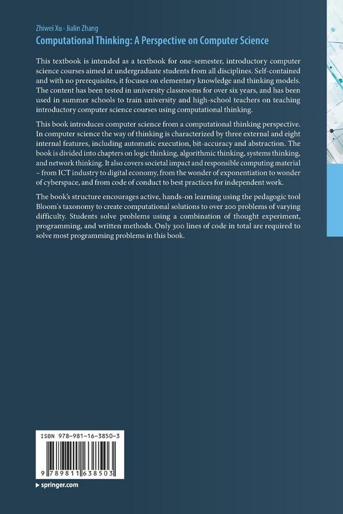 Produktbild: Computational Thinking: A Perspective on Computer Science