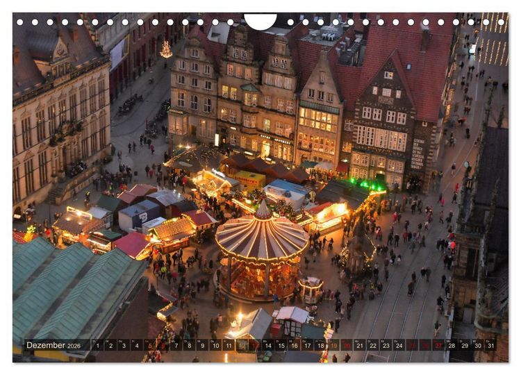 Produktbild: Bremer Perspektiven (Wandkalender 2026 DIN A4 quer), CALVENDO Monatskalender