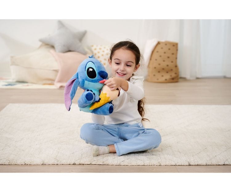 Produktbild: Disney Stitch mit Eiscreme, 25cm
