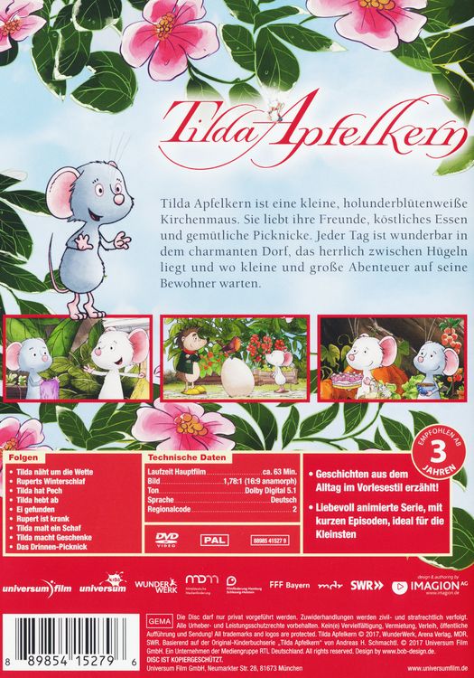 Produktbild: Tilda Apfelkern 1 - Das Drinnen-Picknick und weitere Geschichten