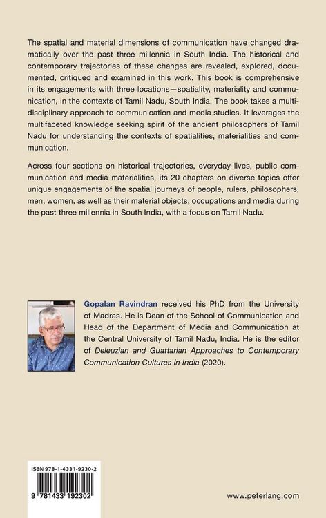 Produktbild: Spatialities, Materialities and Communication in South India