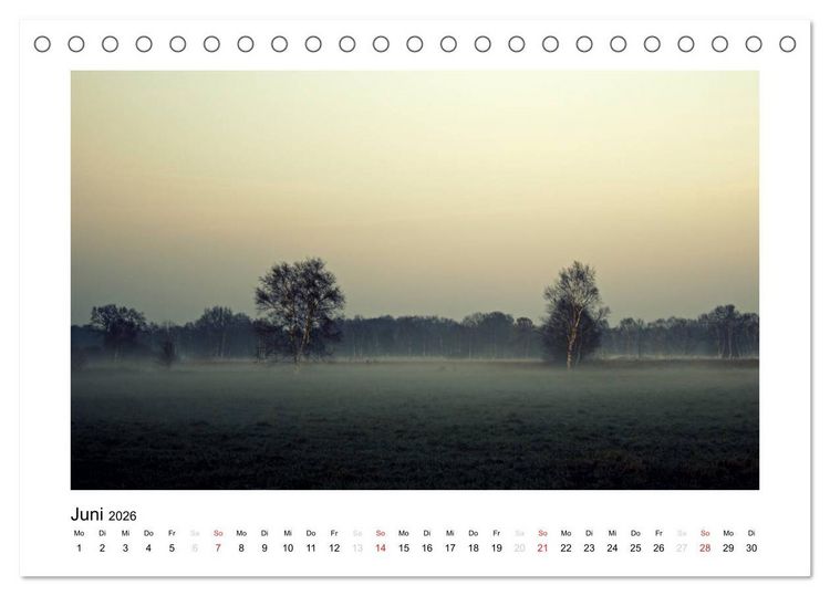 Produktbild: Winter im Teufelsmoor (Tischkalender 2026 DIN A5 quer), CALVENDO Monatskalender