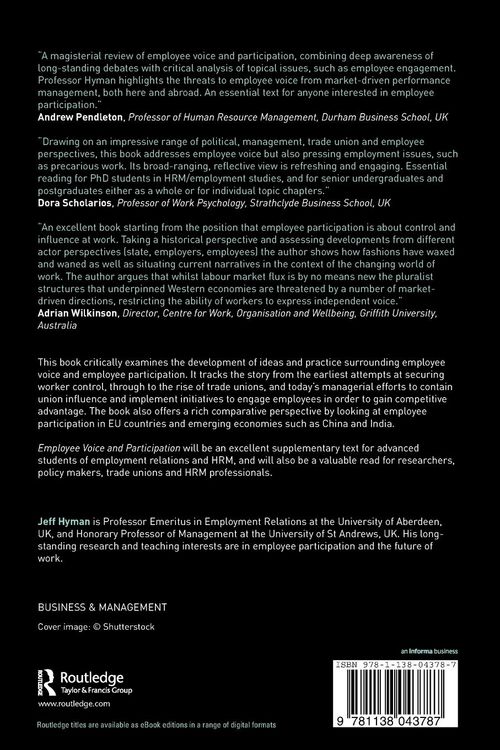 Produktbild: Employee Voice and Participation