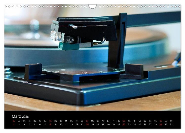 Produktbild: Vintage Turntables Made In Schwarzwald (Wandkalender 2026 DIN A3 quer), CALVENDO Monatskalender