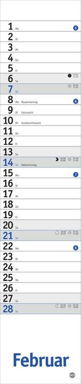 Produktbild: Langplaner mini, blau 2027