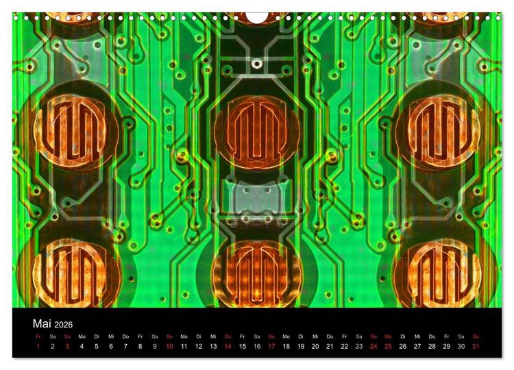 Produktbild: Computer ganz nah (Wandkalender 2026 DIN A3 quer), CALVENDO Monatskalender