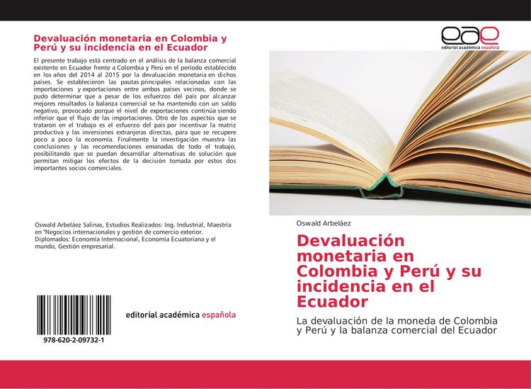 Produktbild: Devaluaci&oacute;n monetaria en Colombia y Per&uacute; y su incidencia en el Ecuador