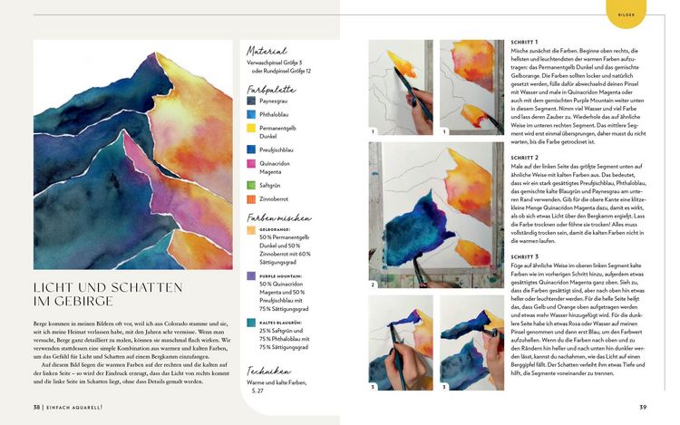 Produktbild: Einfach Aquarell! Dein Watercolor-Starter-Set mit Anleitungen inklusive Aquarellpapier-Block und vorgezeichneten Motiven zum Sofort-Loslegen