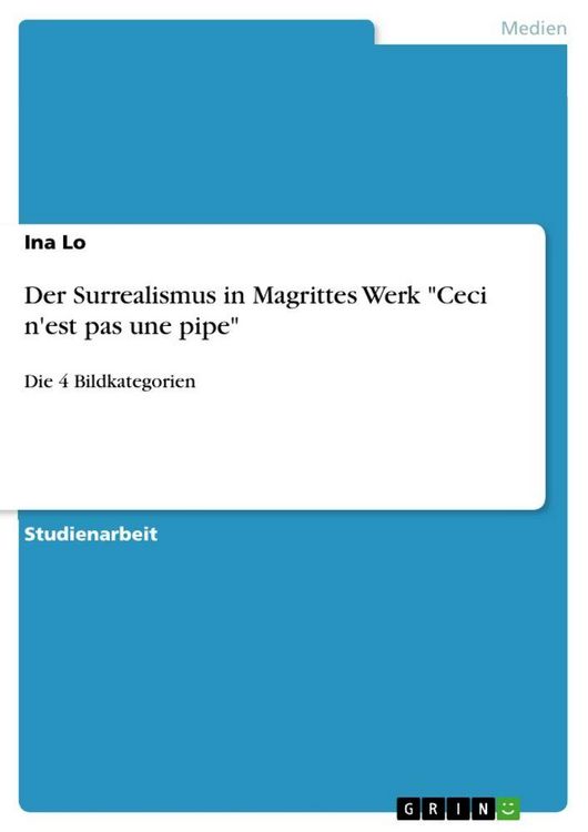 Produktbild: Der Surrealismus in Magrittes Werk "Ceci n'est pas une pipe"