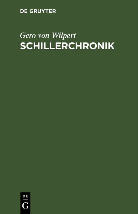 Produktbild: Schillerchronik