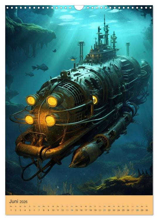 Produktbild: Steampunk-Universum (Wandkalender 2026 DIN A3 hoch), CALVENDO Monatskalender